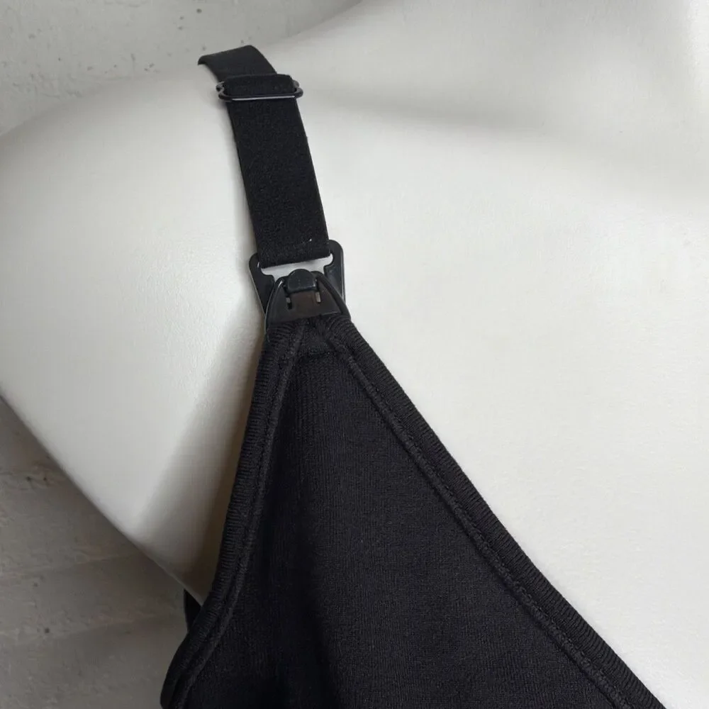 Quince Seamless Nursing Bra XL Black